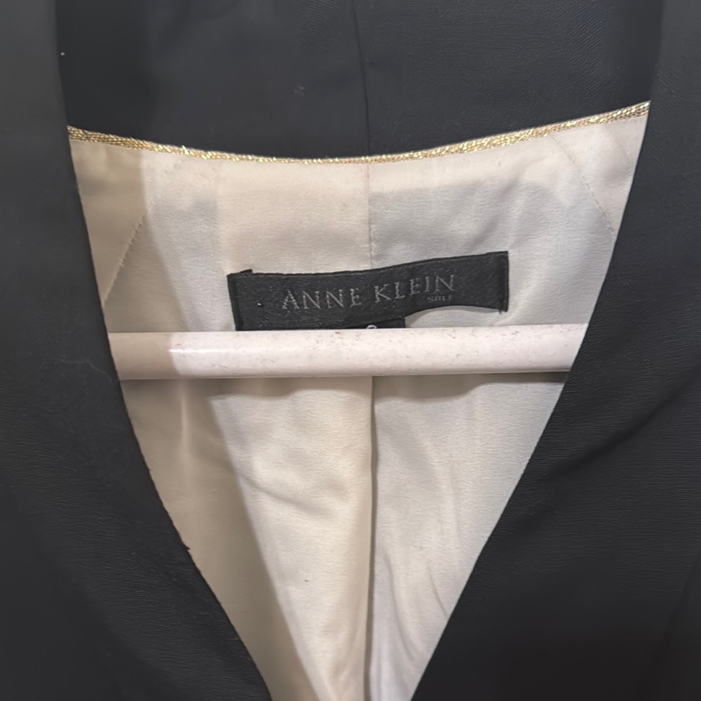 Anne Klein Black and Cream Jacket
